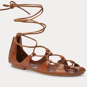 *RARE FIND* POLO RALPH LAUREN ANKLE-WRAP SANDAL (Size 8.5M US) NIB